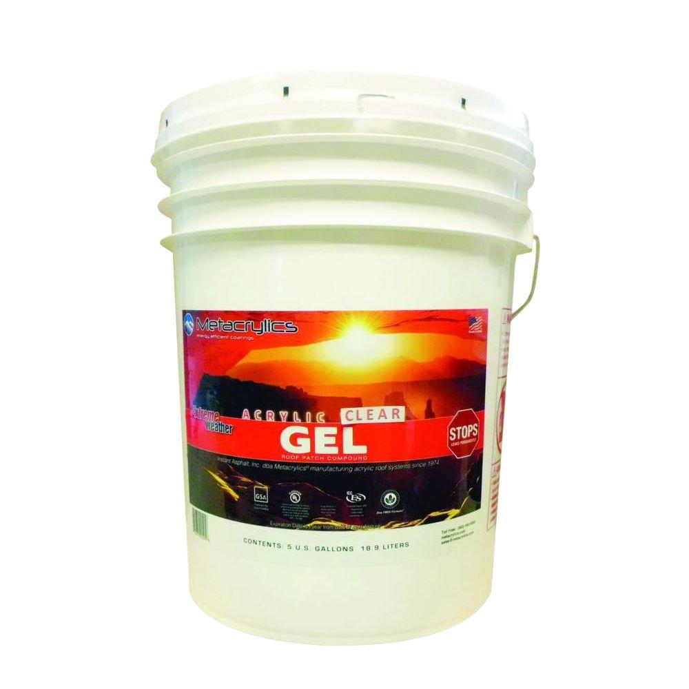 5-gal. Clear Acrylic Gel Roof Patch